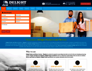 delightpackersmovers.com screenshot