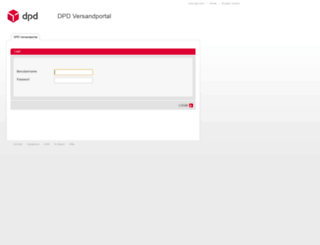 delisonline.dpd.de screenshot