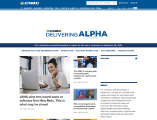 deliveringalpha.com screenshot