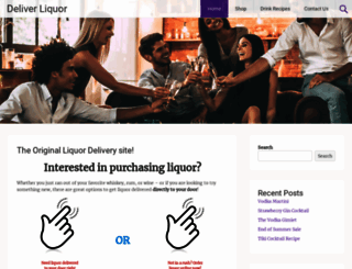 deliverliquor.com screenshot