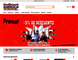 deliverycartuchos.com.ar screenshot