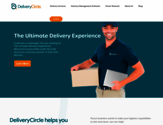 deliverycircle.com screenshot