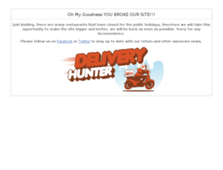 deliveryhunter.com.au screenshot