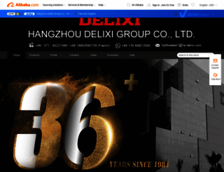 delixi-elc.en.alibaba.com screenshot