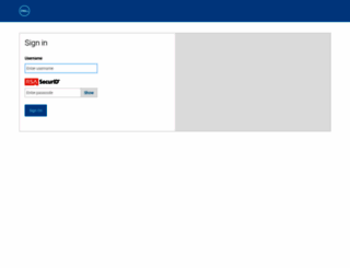 dell.sabacloud.com screenshot