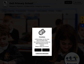 dellprimaryschool.co.uk screenshot