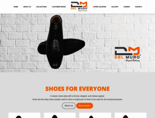 delmuro-shoes.com screenshot