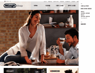 delonghishop.co.kr screenshot