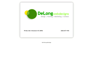 delongwebdesign.com screenshot