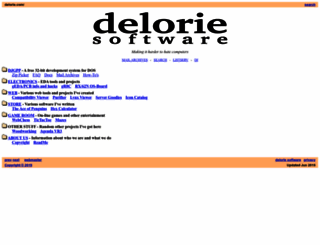 delorie.com screenshot