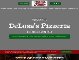 delosaspizza.com screenshot
