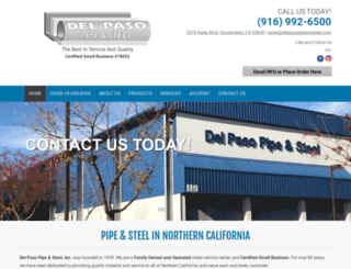 delpasopipeandsteel.com screenshot