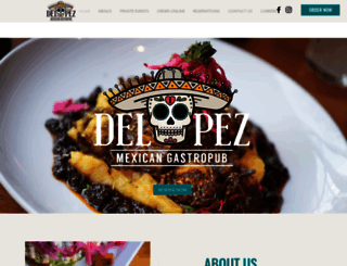 delpezmexicanpub.com screenshot