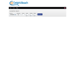 delphibeachhotel.reserve-online.net screenshot