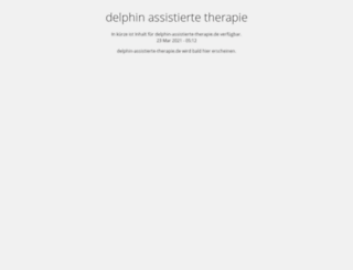 delphin-assistierte-therapie.de screenshot