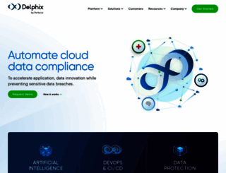 delphix.com screenshot