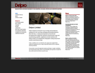 delpro.co.uk screenshot