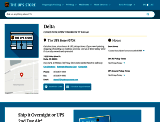 delta-co-5734.theupsstorelocal.com screenshot