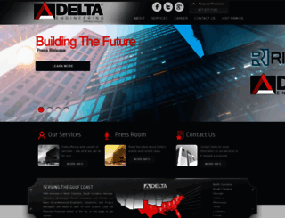delta-engineers.com screenshot