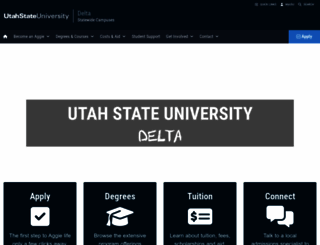 delta.usu.edu screenshot