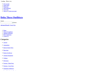 delta3outfitters.com screenshot