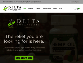 deltabotanicals.com screenshot