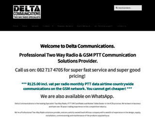 deltacommunications.net screenshot