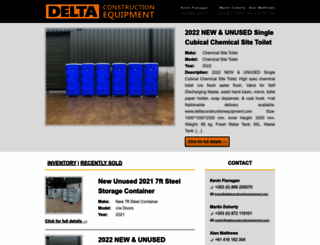 deltaconstructionequipment.com screenshot
