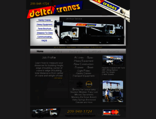 deltacranes.com screenshot