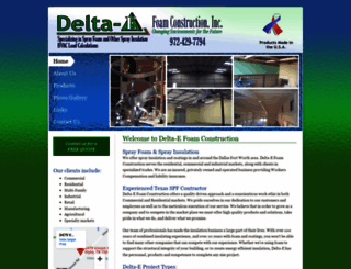 deltaefoam.com screenshot