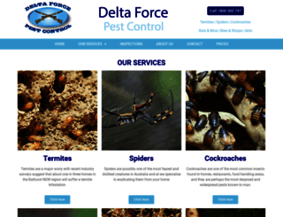 deltaforcepestcontrol.com.au screenshot