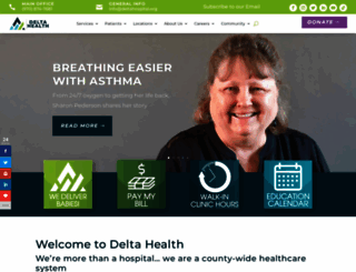 deltahealthco.org screenshot