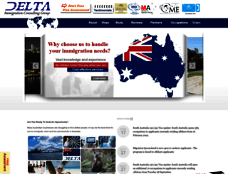 deltaimmigration.com.au screenshot