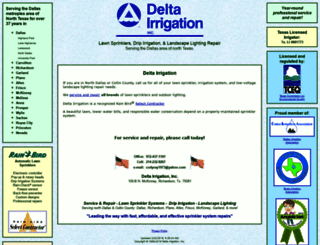 deltairrigation.com screenshot