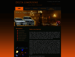 deltalimo.ca screenshot