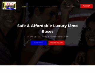 deltalimoservices.com screenshot