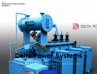deltapowersystems.in screenshot