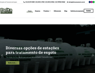 deltasaneamento.com.br screenshot