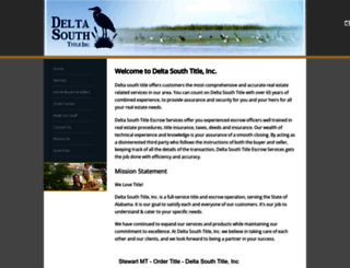 deltasouthtitle.com screenshot