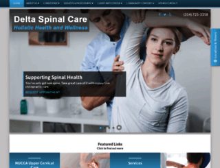 deltaspinalcare.com screenshot