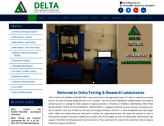 deltatestinglab.com screenshot