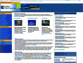 deltatravel.ro screenshot