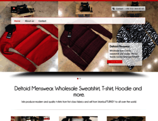 deltoidmenswear.com screenshot