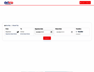 deltrip.com screenshot