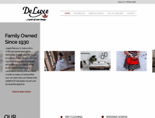 deluxecleaners.com screenshot