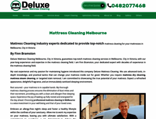 deluxemattresscleaning.com.au screenshot