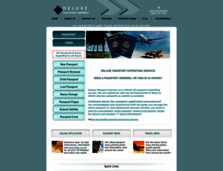 deluxepassportexpress.com screenshot