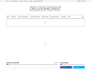 deluxshionist.com screenshot