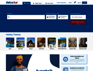 deluxtur.com.tr screenshot