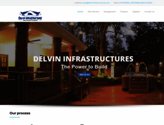 delvininfrastructures.com screenshot